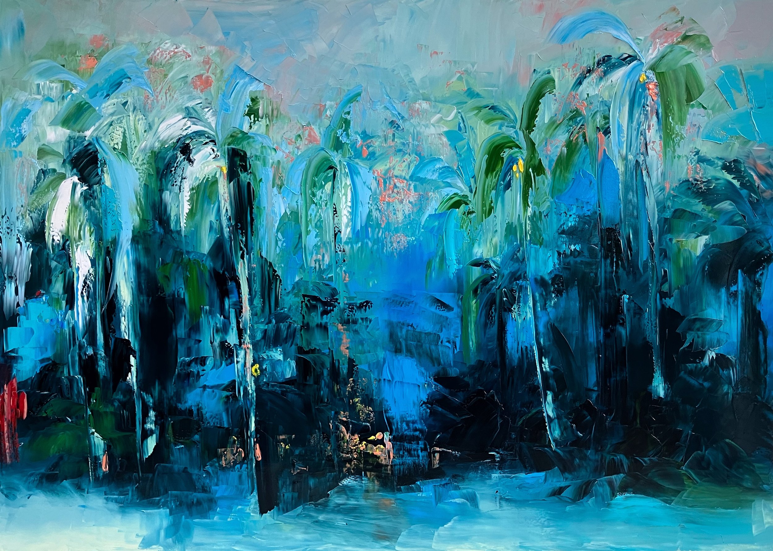 Palmira, Oil Painting on Canvas, 1m20 x 1m70, 2024