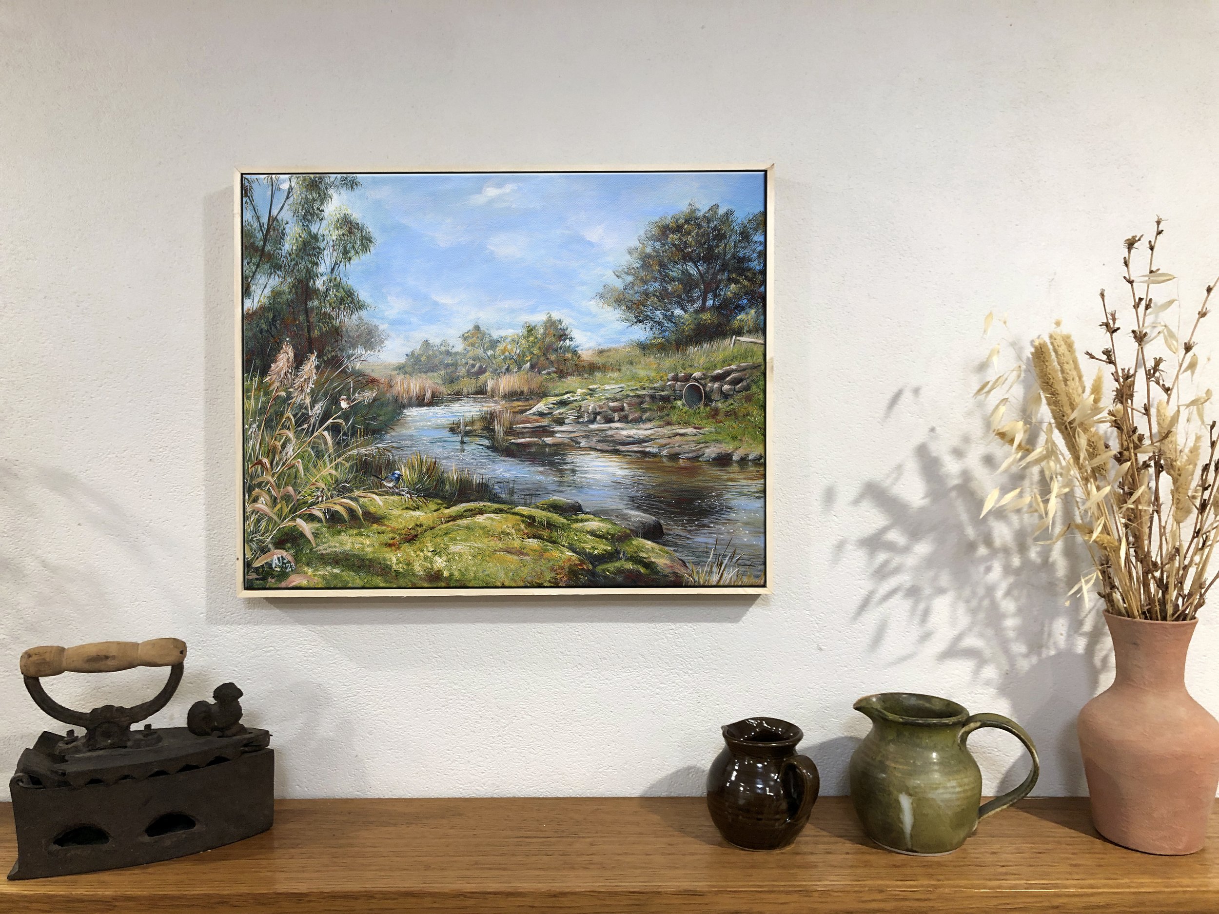 Riverside Reflections on wall.jpg