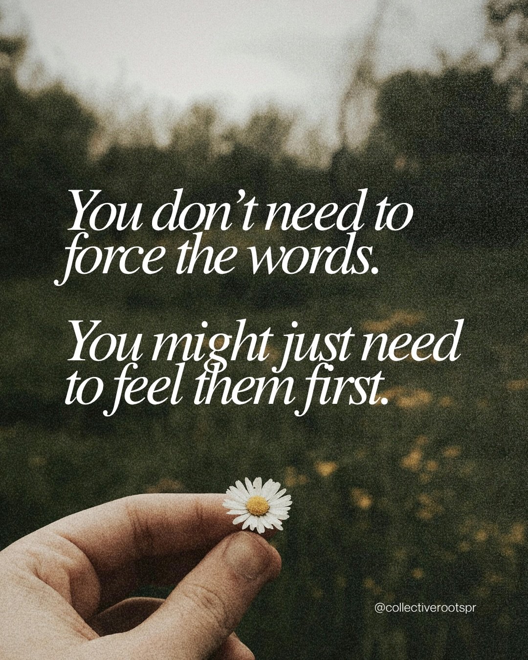 The way we&rsquo;re taught to create online suggests that if we just get it out of our heads and stay consistent, the words will arrive. But for the kind of work I&rsquo;m here to do, and that you&rsquo;re here to do too, because if you&rsquo;re read