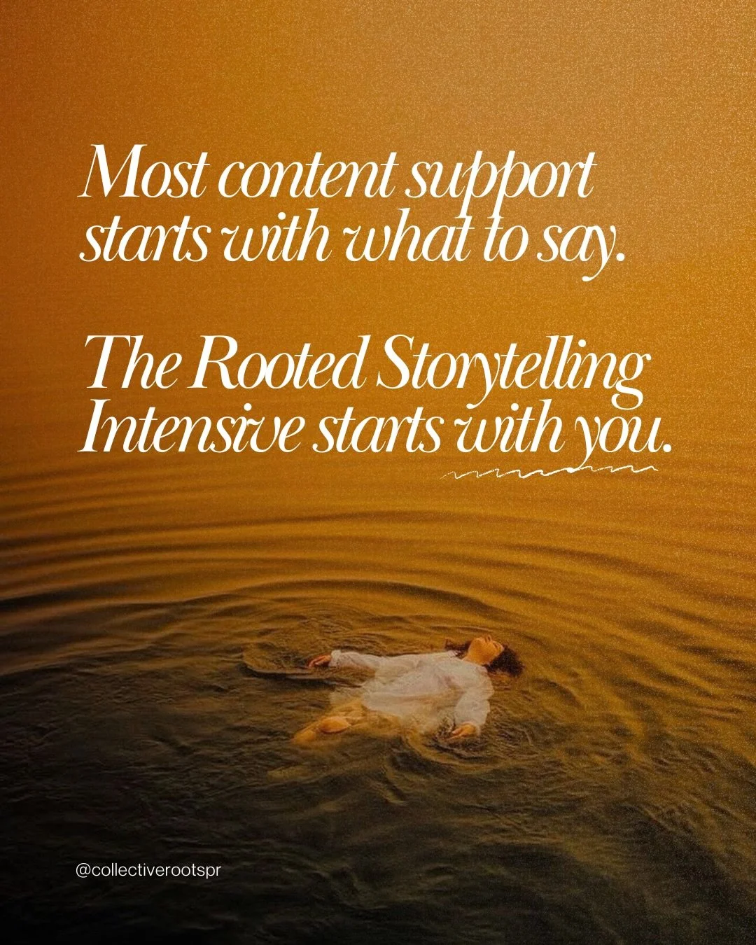 I was so excited to create a container that allows you to stay connected to your voice while being held.

Most copywriting services are done-for-you services (and nothing wrong with that, we all need to delegate at some point!) But this offering, The