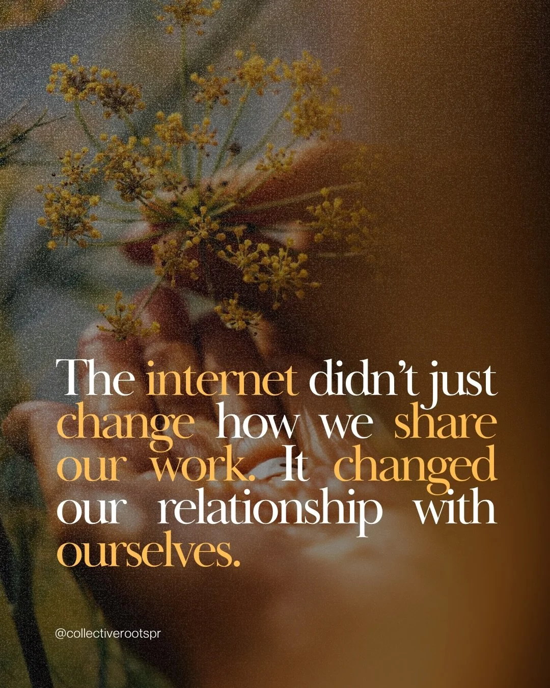 If this carousel resonated, perhaps you&rsquo;re not looking for another strategy. Perhaps you&rsquo;re longing to reconnect with the roots beneath your work.

I&rsquo;ve been creating something for creatives and changemakers who want to share what t