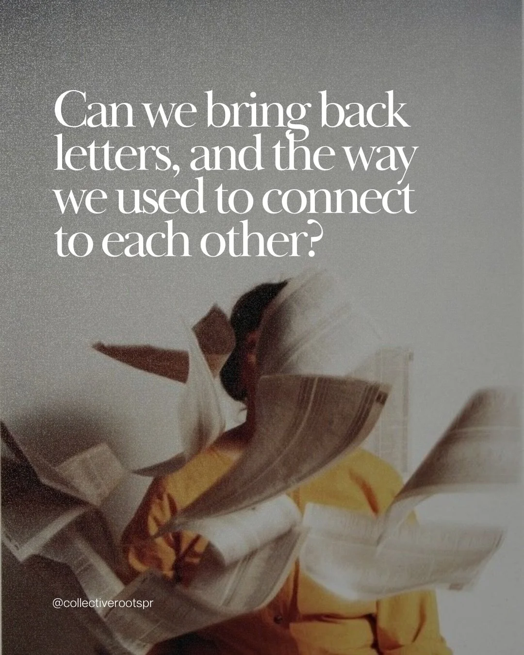 Who else remembers having penpals when they were young, and the sensation of presence that came with it?

I had so many penpals over the years. We talked about our lives, the music we were listening to, the movies we had seen, and all the little thin