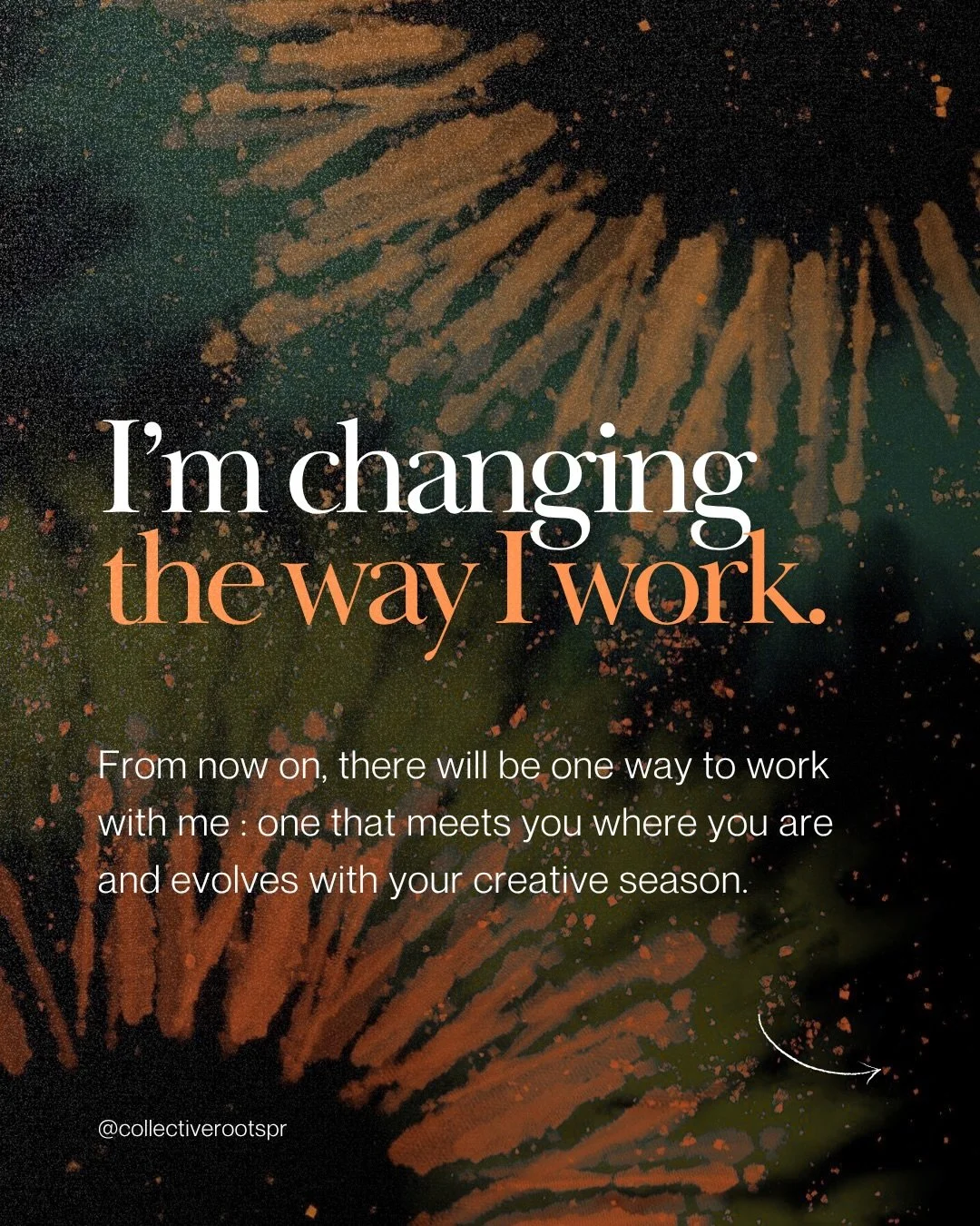 This change has been taking shape over the past few months. I&rsquo;ve been experimenting with different ways of working alongside clients, paying attention to what felt most supportive, what created the best work, and what felt most natural to me to