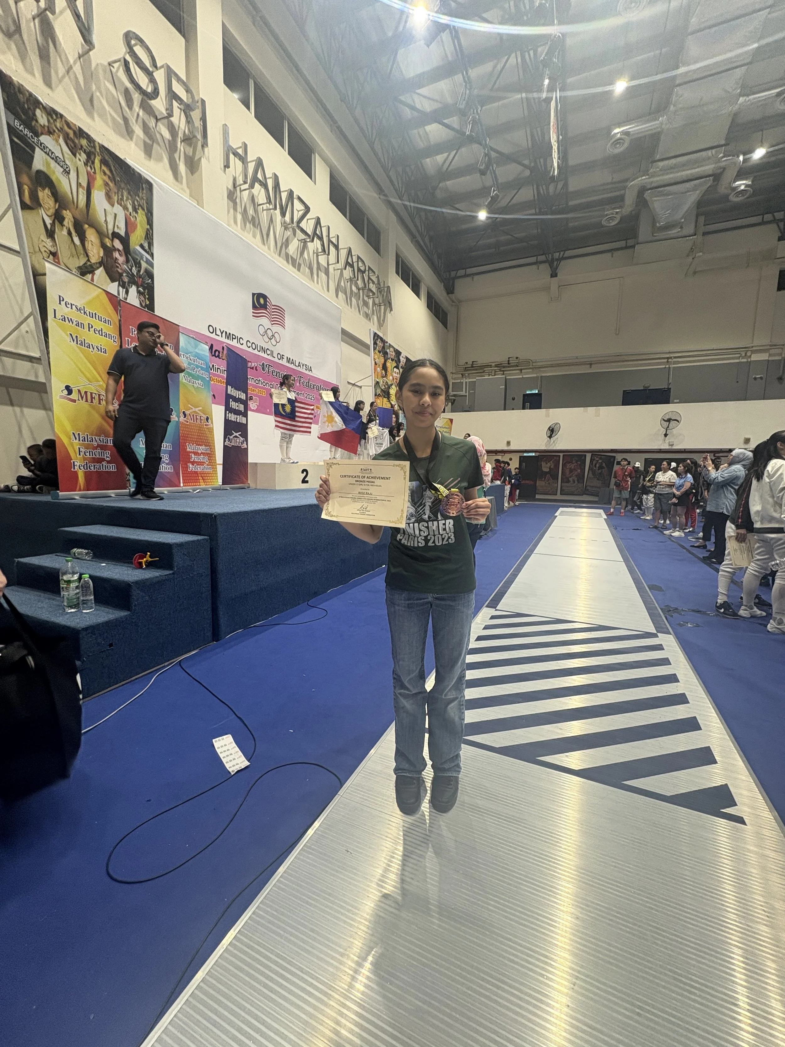 Rosie with her medal.JPG