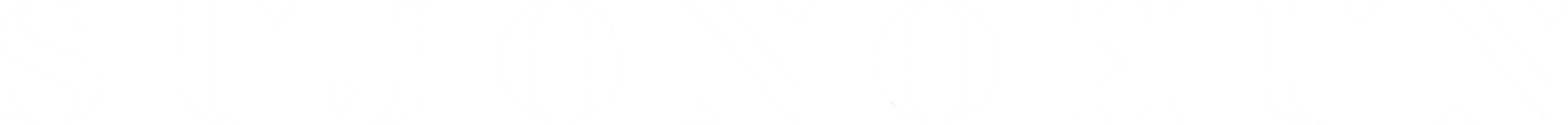 The image shows a stylized text graphic that reads 'SILJOXICX' in large, black, serif font with a white background.