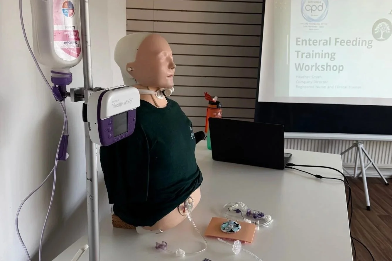 Image of the Enteral Feeding Workshop with example care