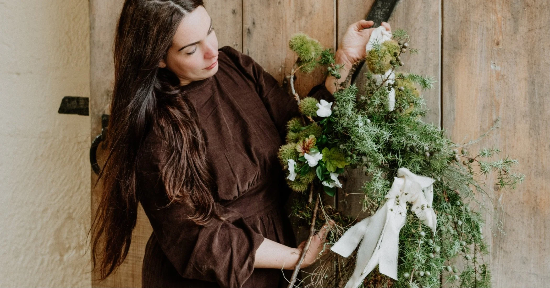 Wreath Making &amp; Wine with Flowers by Charlotte Elizabeth