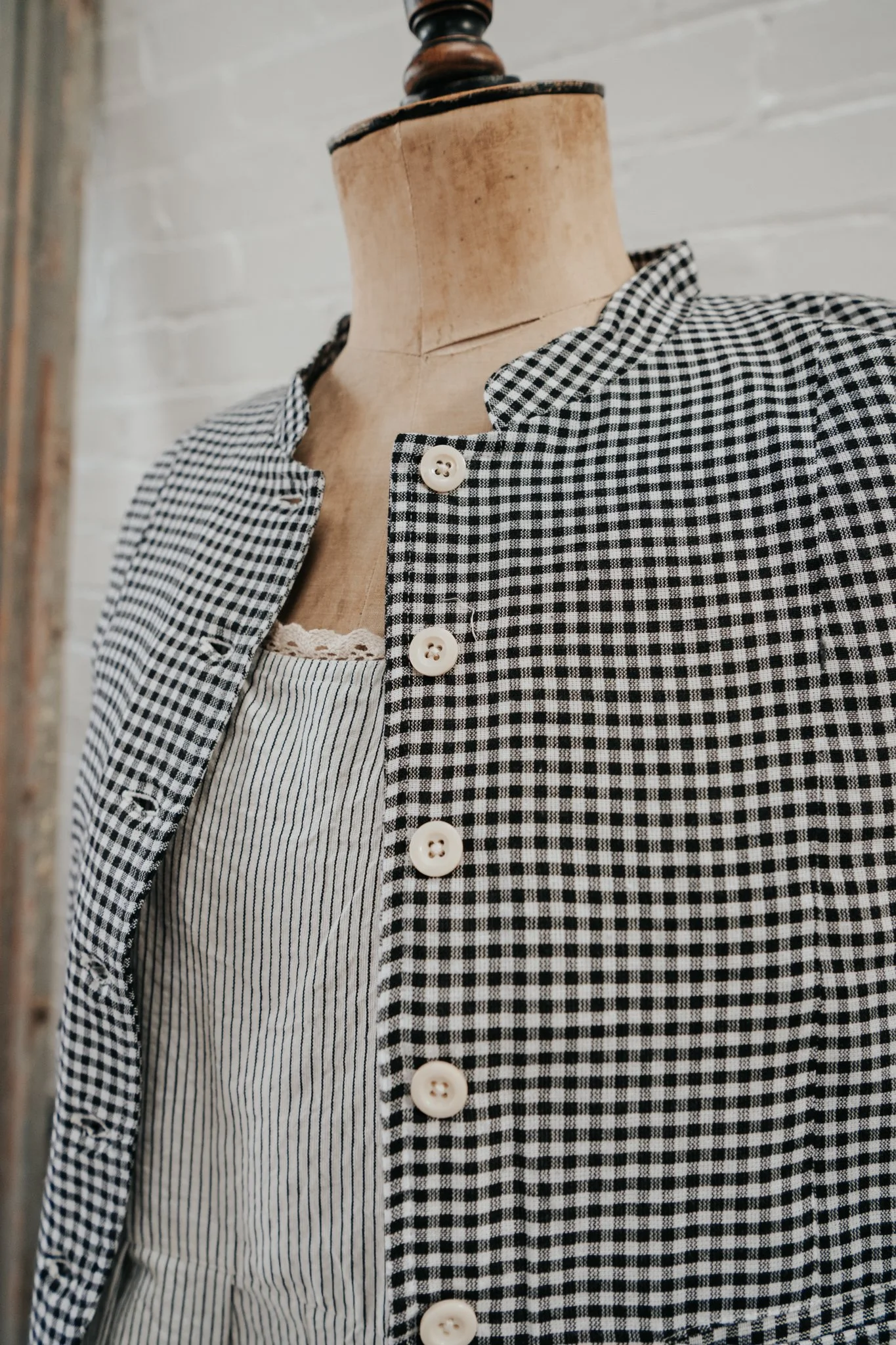 The Saddle Coat black and white gingham (3).jpg