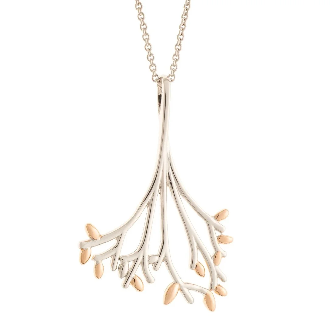 G9001-Galway Crystal Wildwood Sterling Silver & Rose Gold Pendant.jpg