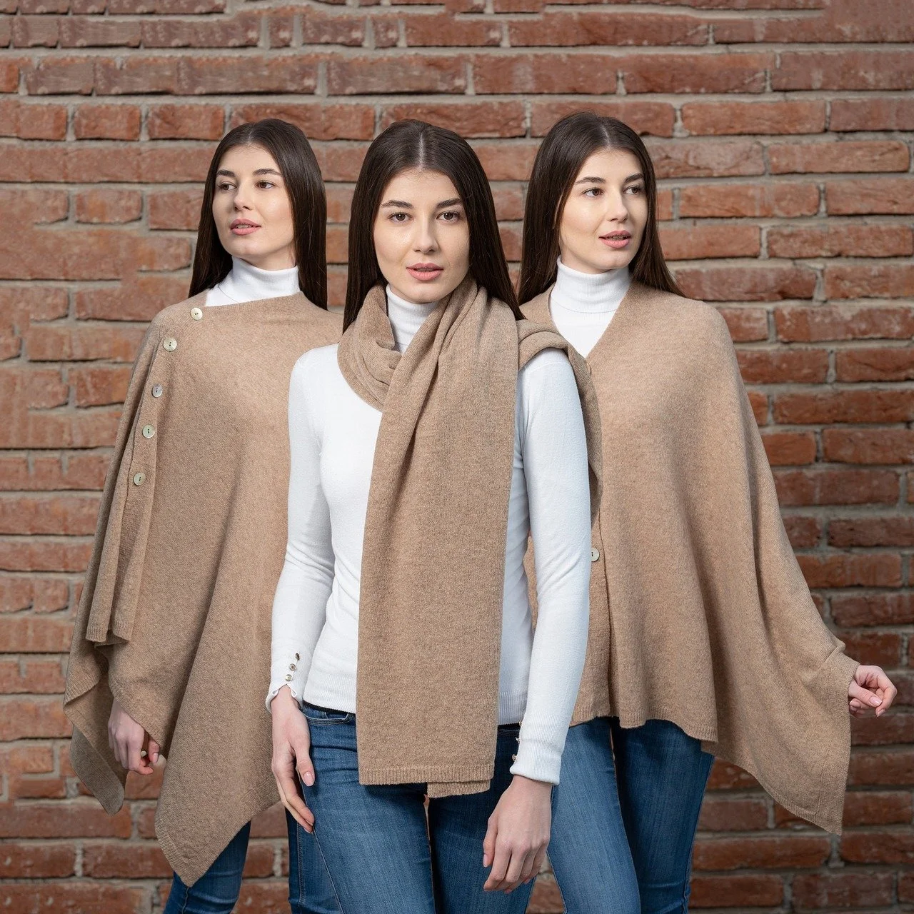 Lambswool Shawl-Lambswool Brown-LLS100.jpg