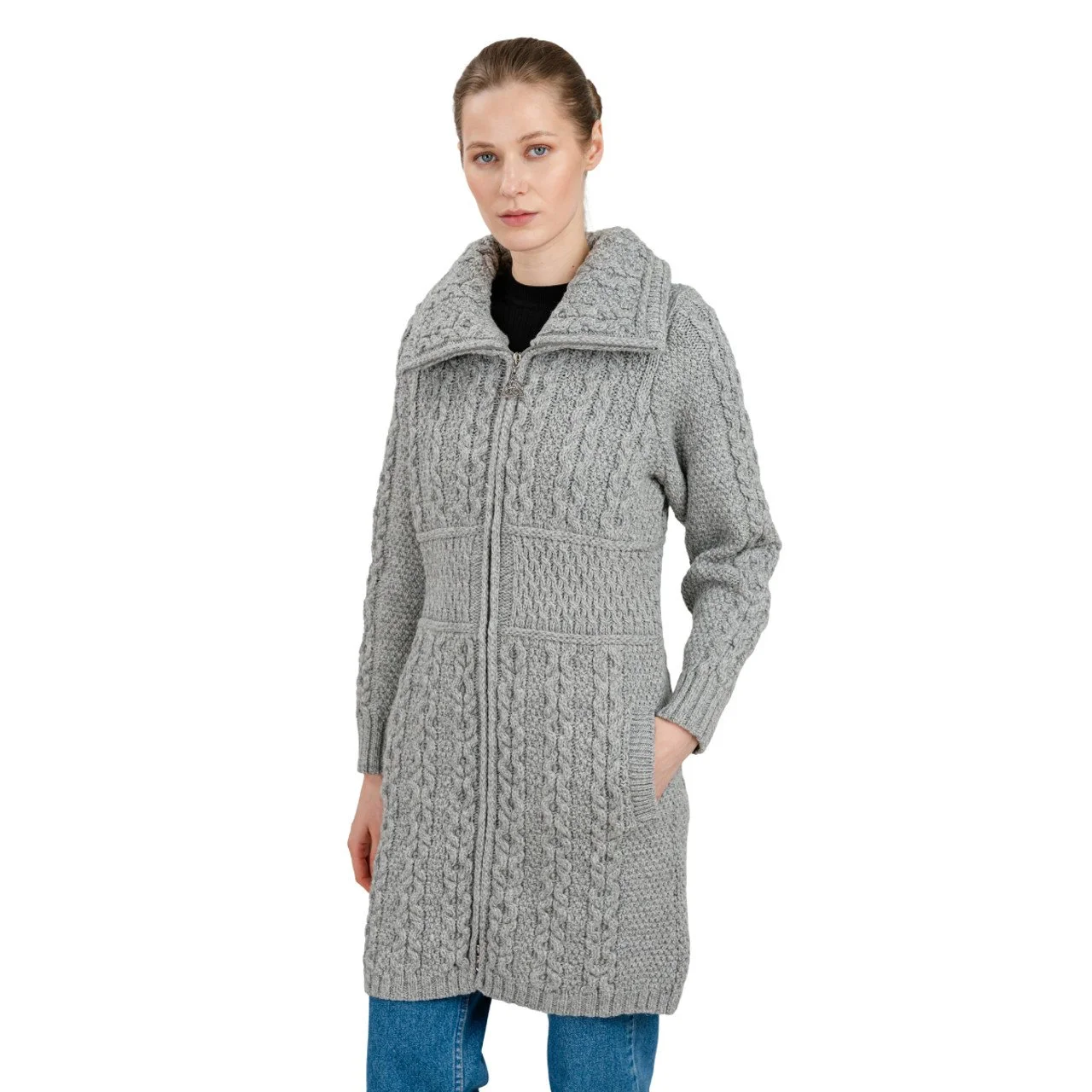 Double Collar Zip Cardigan-Grey--ML106.jpg