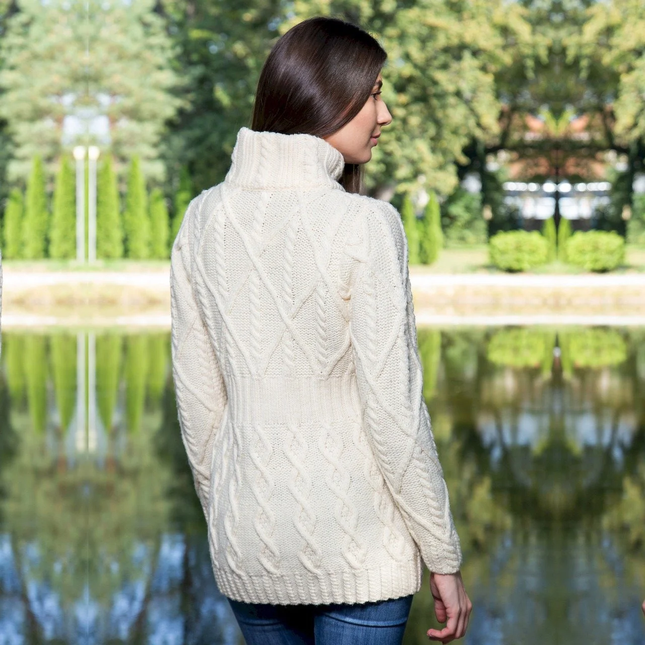 Cable Cardigan With Zipper--Natural-ML142.jpg