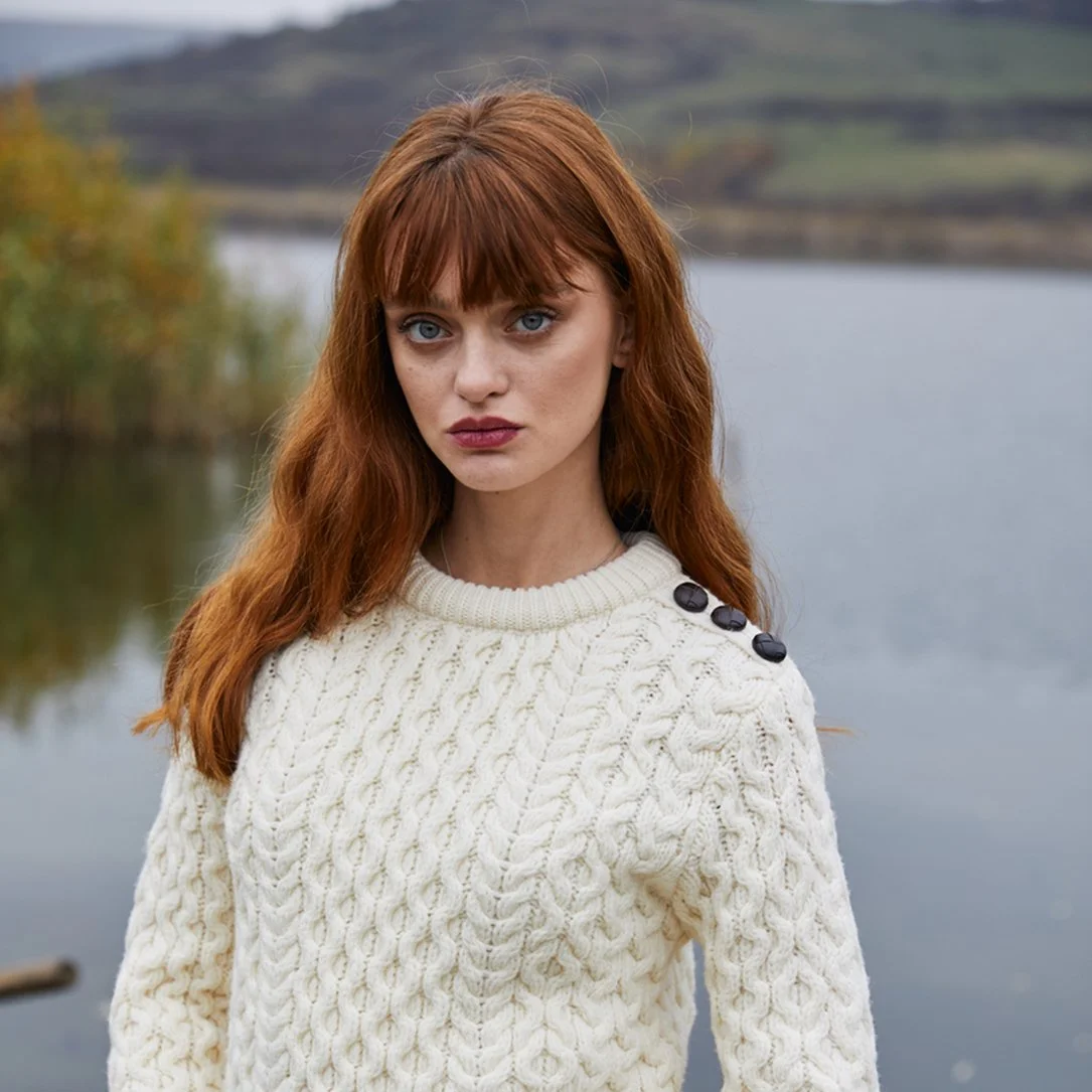 Ladies Side Button Sweater-Side- Natural-ML157.jpg