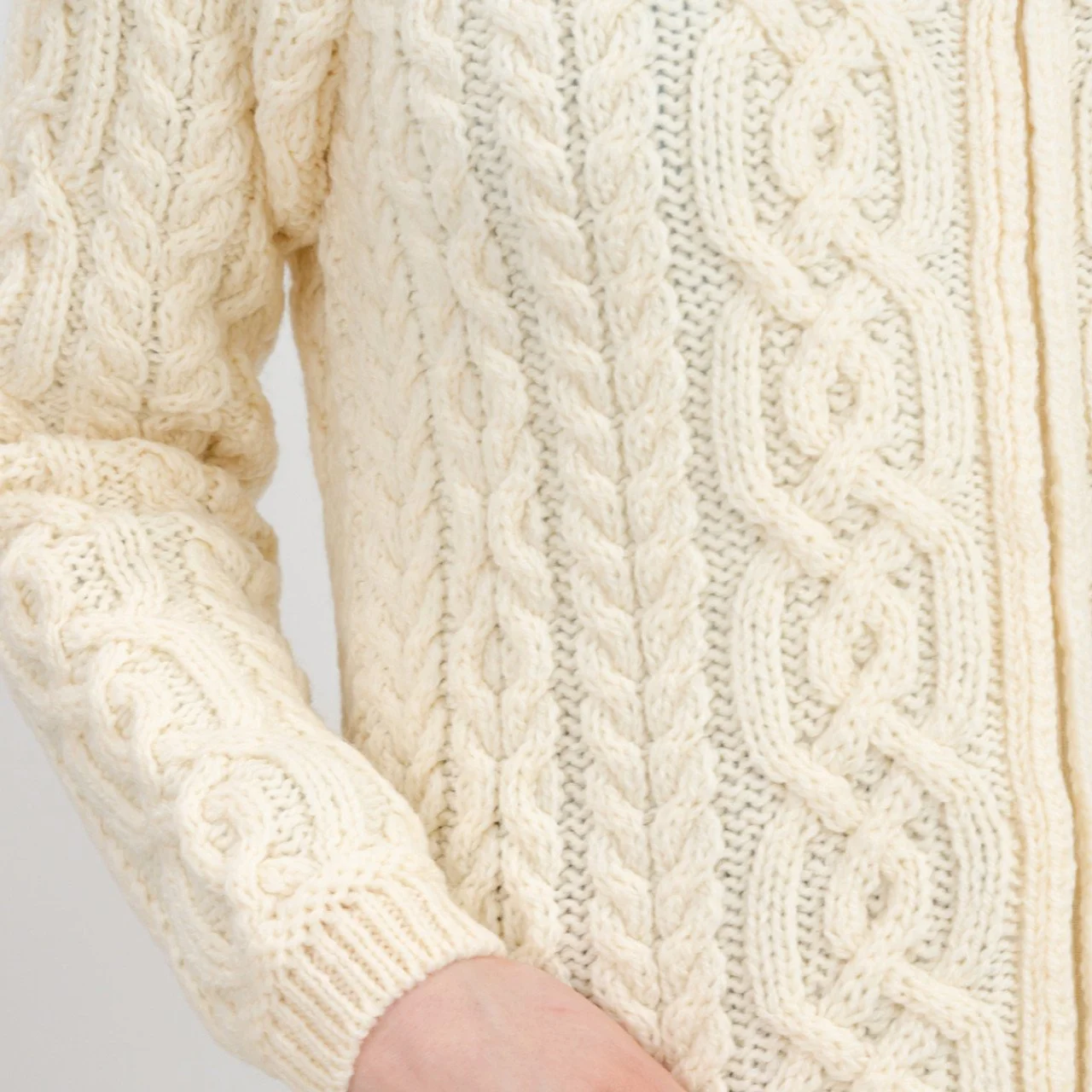 Soft Touch Ladies Aran Zip Cardigan--Natural--ML114.jpg