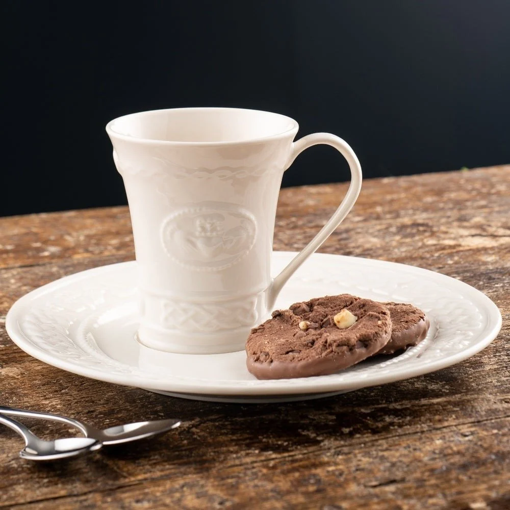 Belleek Classic Claddagh Mug & Tray Set-4199.jpg