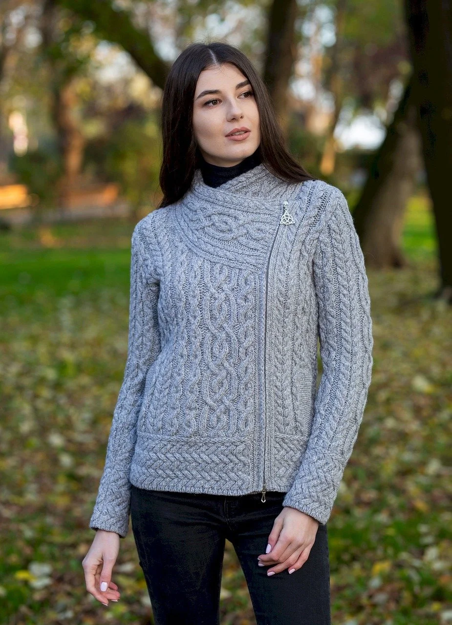 Cable Knit Side Zip Cardigan-Grey-ML136.jpg