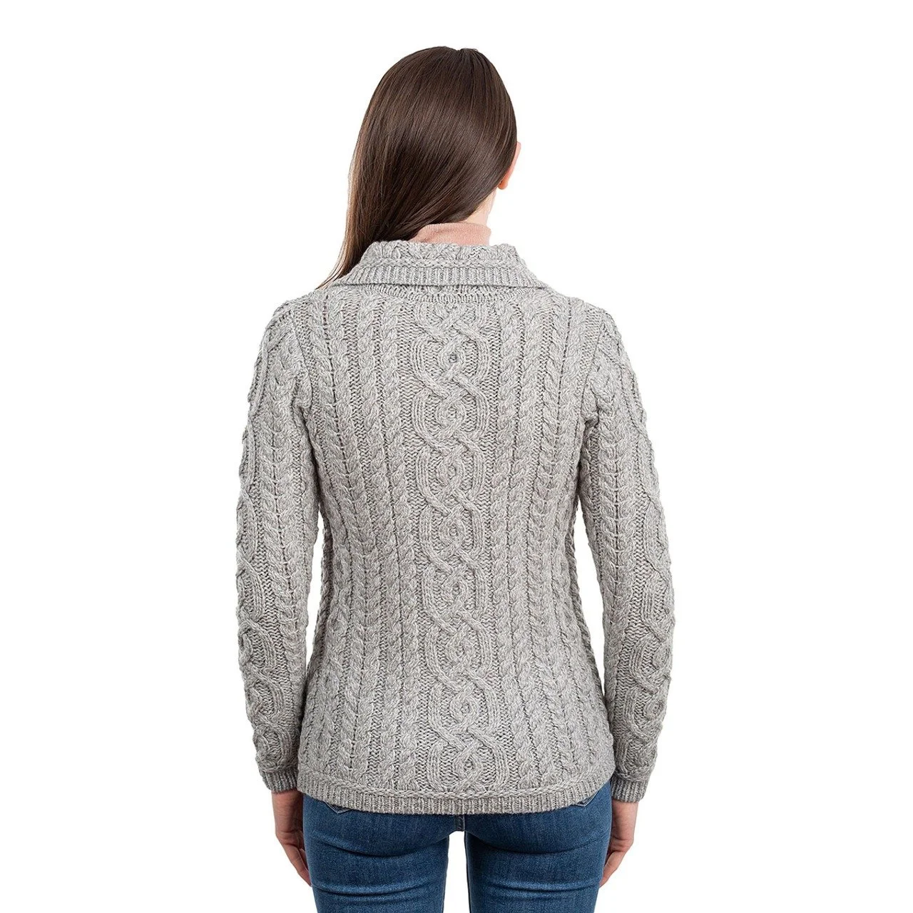 Ladies Buttoned Cardigan--grey--ML109.jpg