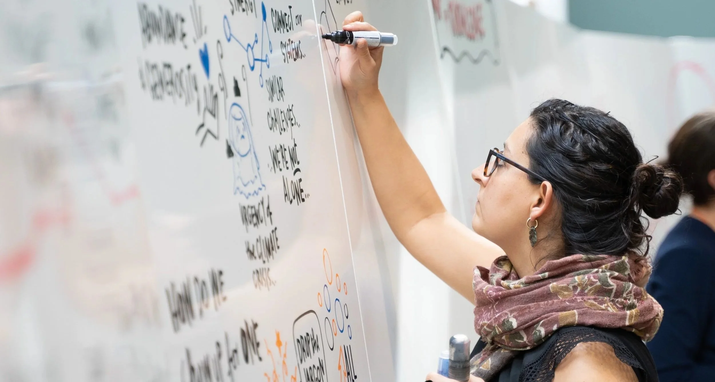 Scribing. Live illustration. Graphic facilitation. Sketchnotes. Fernanda de Uriarte