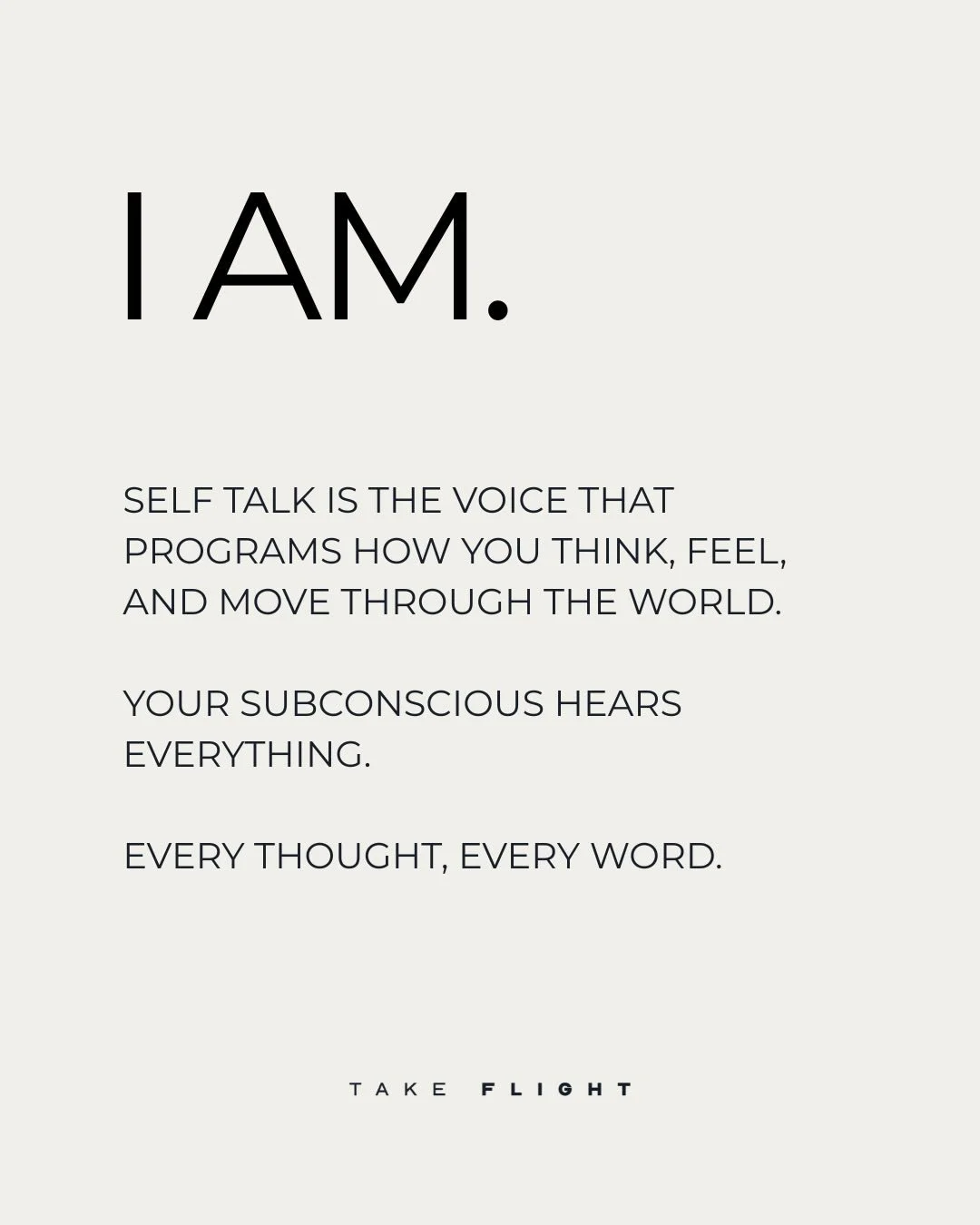 What is your internal voice? Our words create our future. Every cell in your body is eavesdropping on the conversation you&rsquo;re having with yourself. Normalise speaking highly of yourself, to yourself. 
@markwhittle_tf