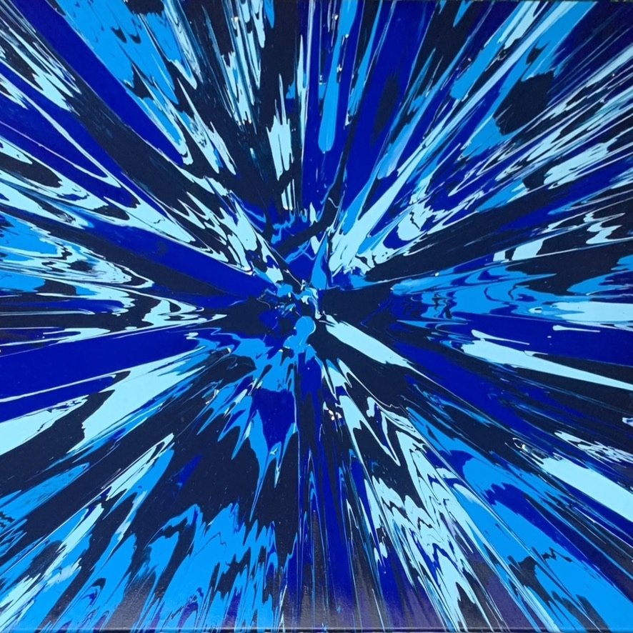 Fractured Velocity Blue