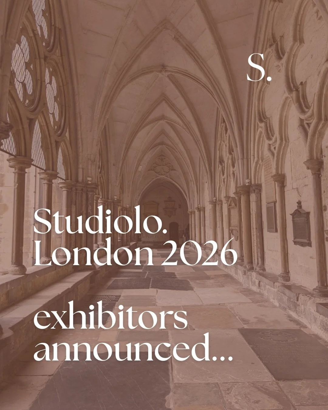 We are pleased to announce the galleries and dealers who will be exhibiting at Studiolo. London 2026.

Each exhibitor will present a curated selection of works, creating an experience that prioritises quality, expertise, and careful consideration of 
