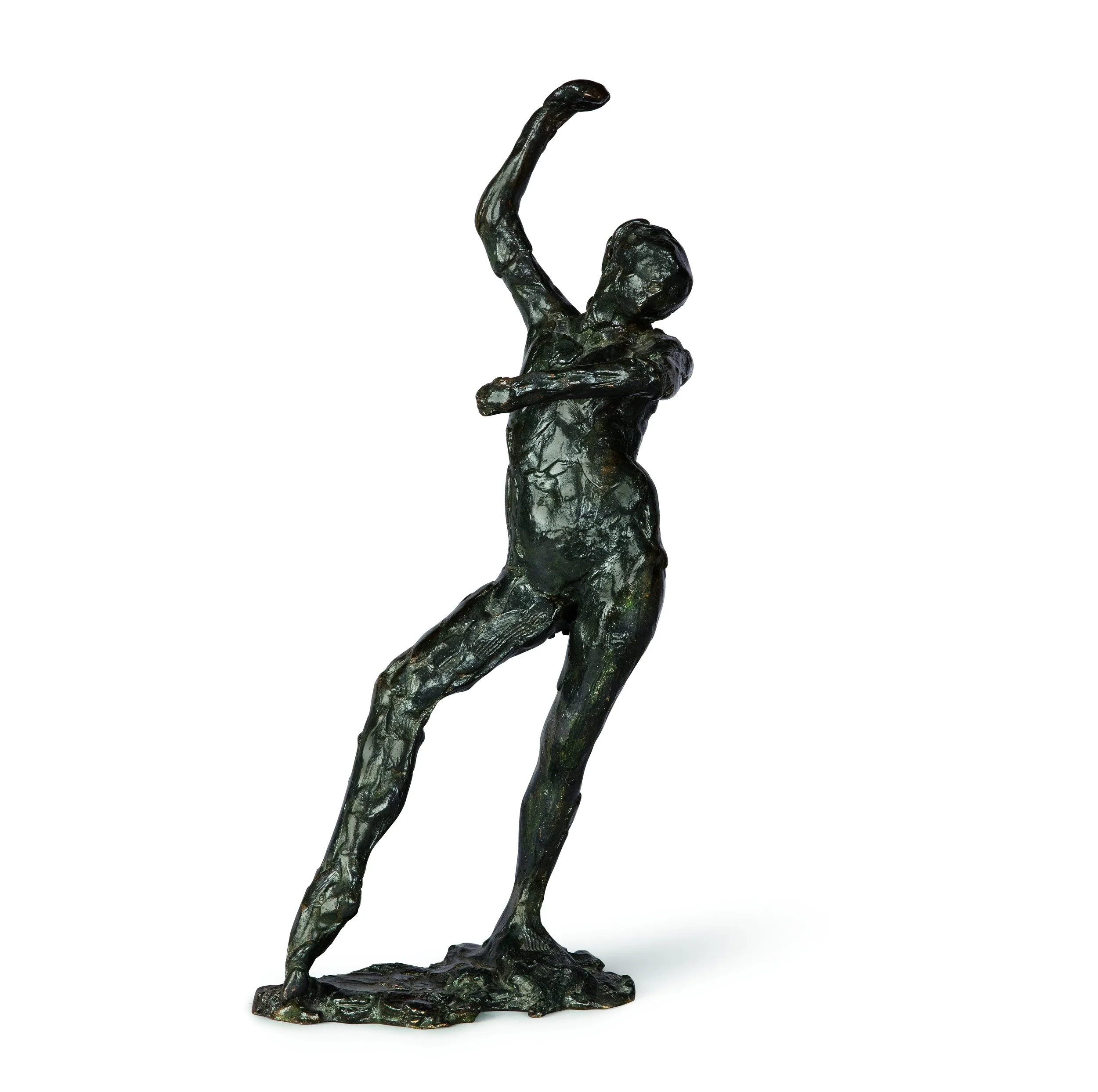 HILAIRE-GERMAIN-EDGAR DEGAS (1834 Paris–1917 Paris) Danse espagnole  
conceived in c.1885; cast after 1919 in an edition of 20, numbered A to T plus casts reserved for the Degas heirs (marked HER.D and HER), by the A. A. Hébrard Foundry, Paris 
bronz
