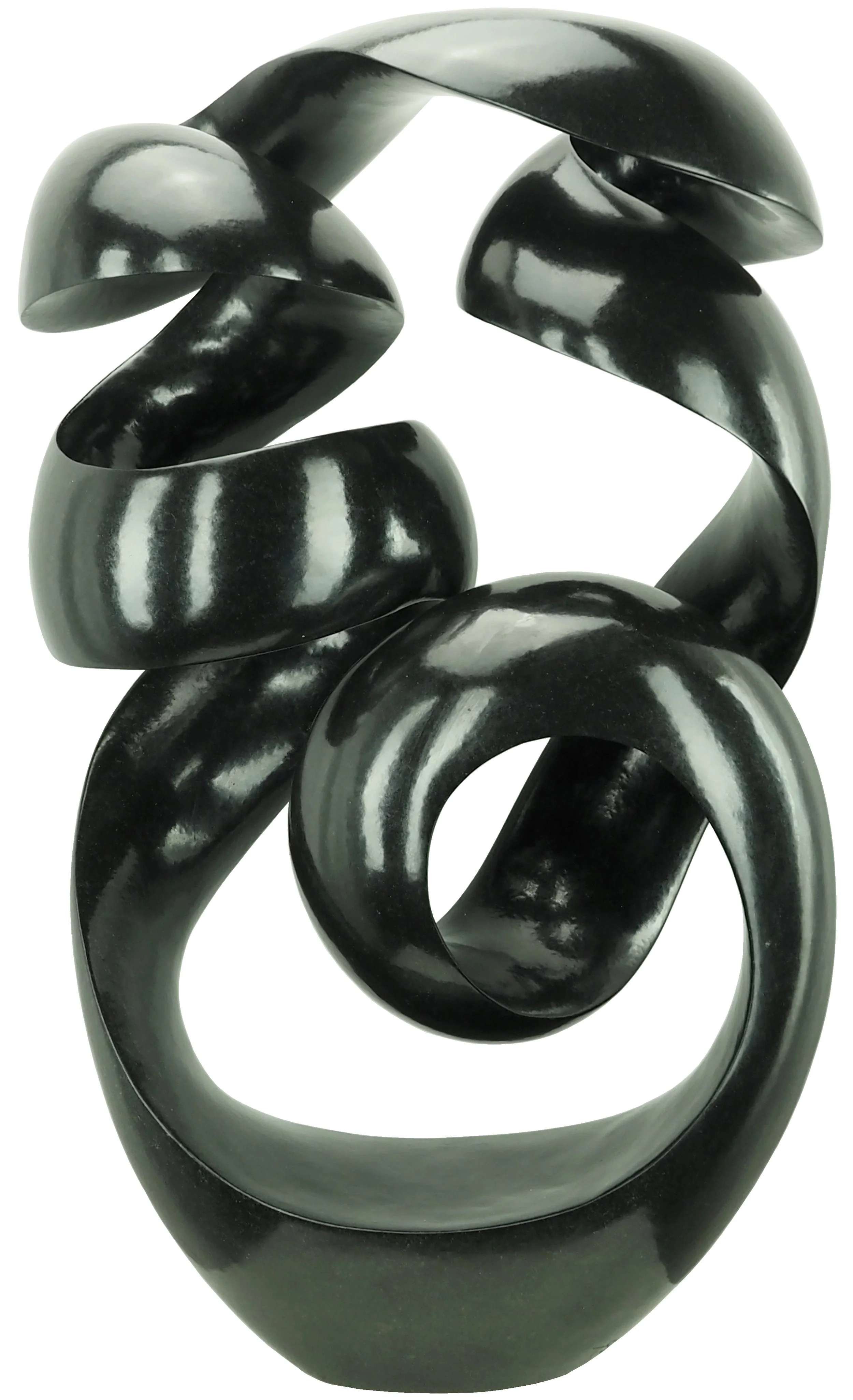 TONDERAI SOWA (1978–present) 
 Listening To The Ancestors , 2025 
Springstone (Serpentine Stone) 
78 x 47 x 23 cm