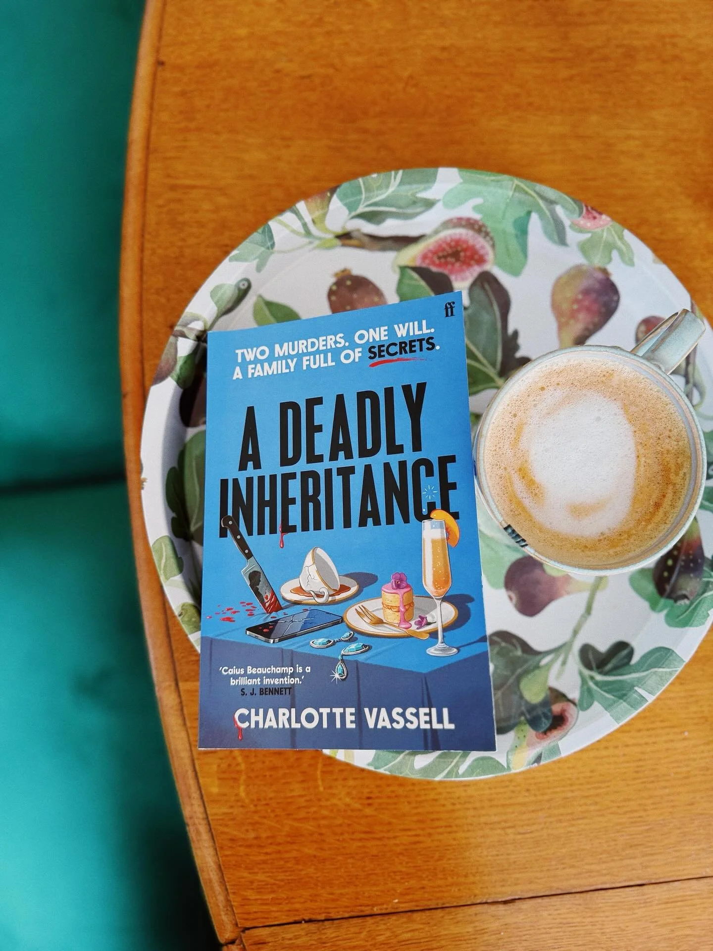 I&rsquo;m SO enjoying finally being able to sit down with A Deadly Inheritance by the brilliant @vassellcharlotte 

As with the first two Caius Beauchamp it&rsquo;s funny, fiendishly clever and so well observed 🤩

#NewBooks #RecommendedReads #Bookis