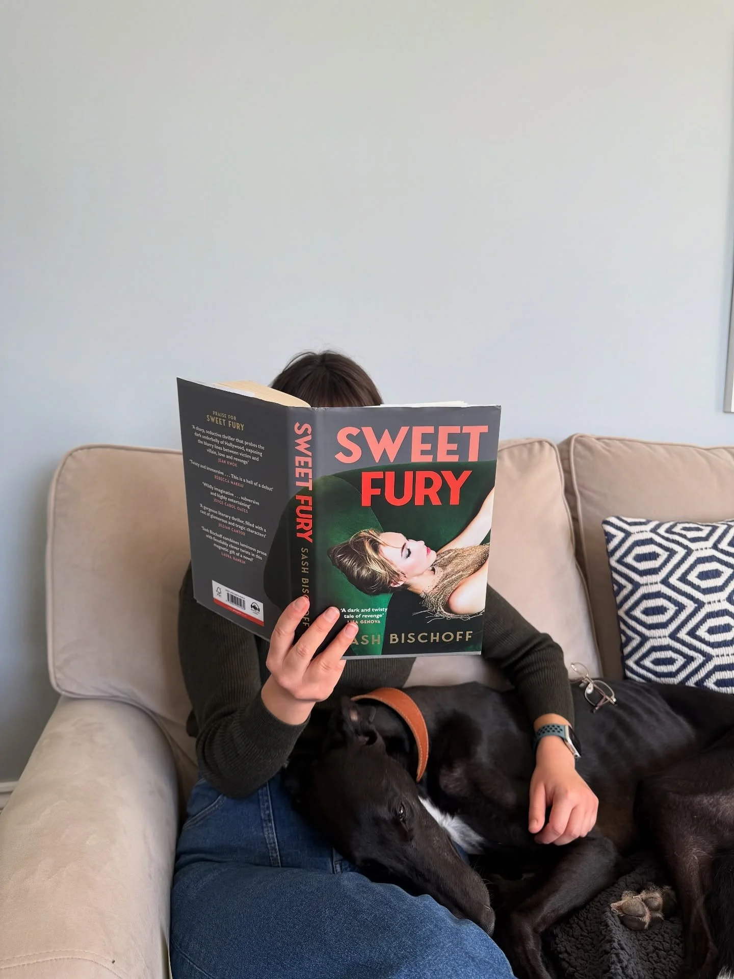 Snoopy&rsquo;s first holiday 🐕 ☀️ Loving Sweet fury 📚 

#RescueGreyhound #AdoptDontShop #Bookstagram #Bookish #GreyhoundsOfInstagram #Bookish #BookishAutumn