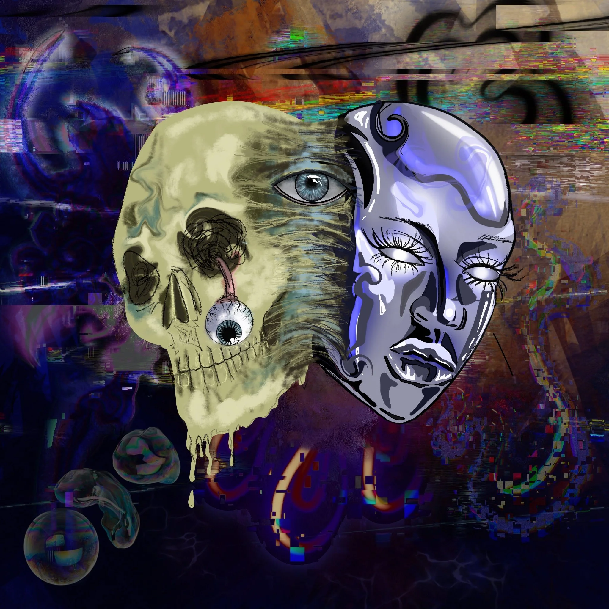 psychosis vs katharsis, cover for a DJ set, 2023