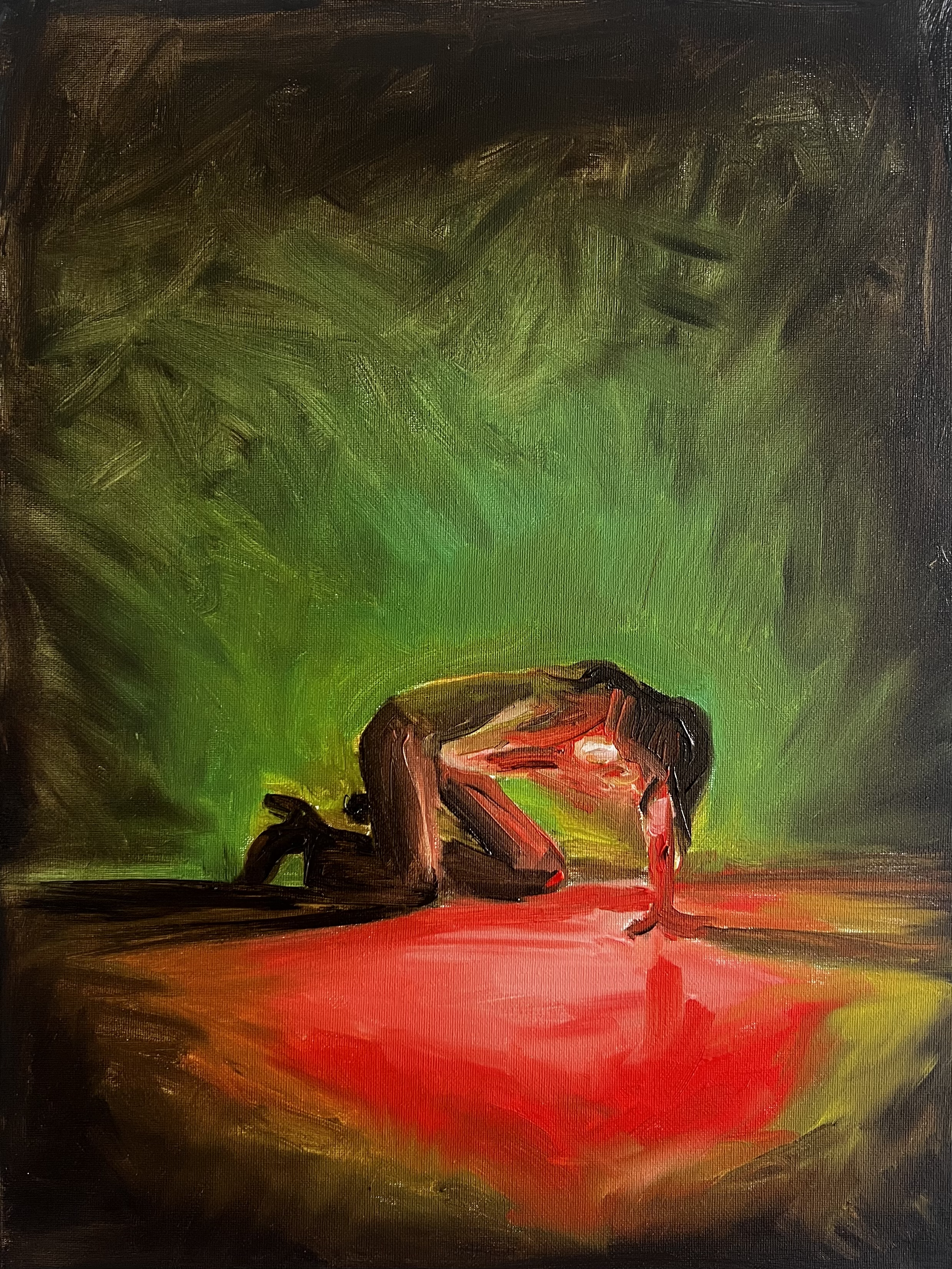 Boden der Tatsachen, oil on canvas, 2025