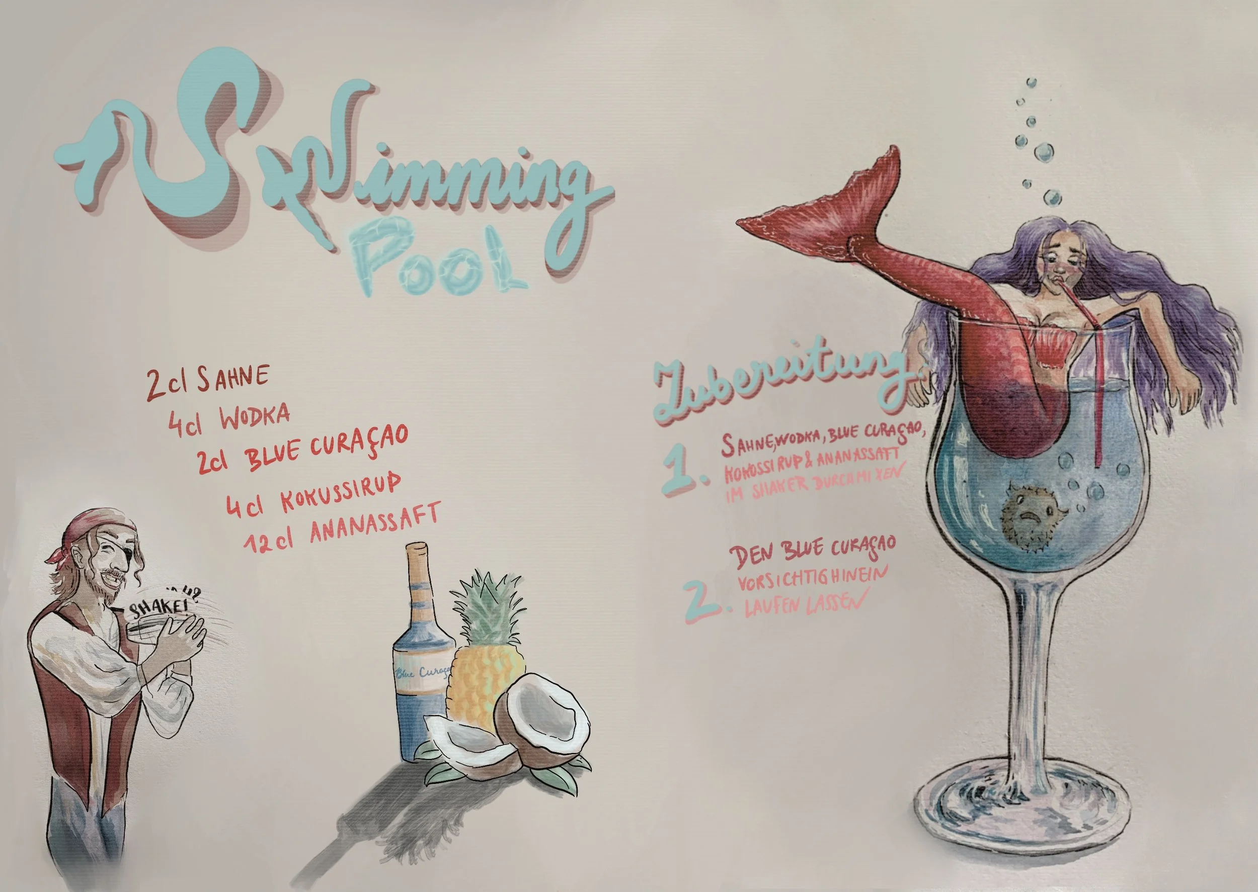 recipe for a uni project where we created a booklet 