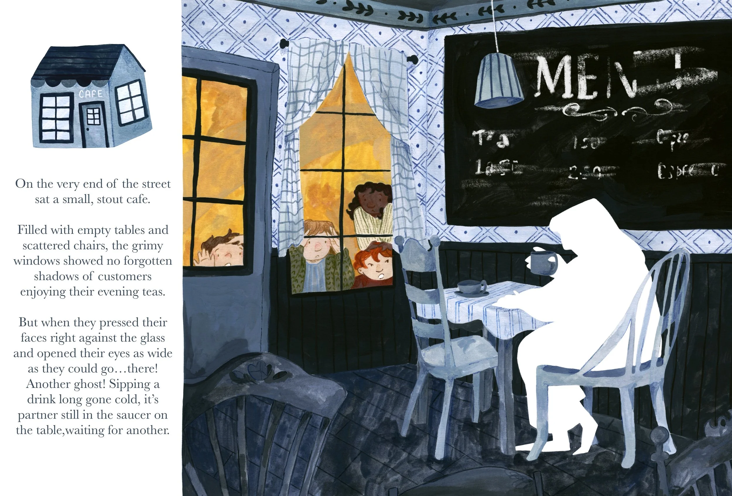 Ghost Cafe - Speculative Picturebook
