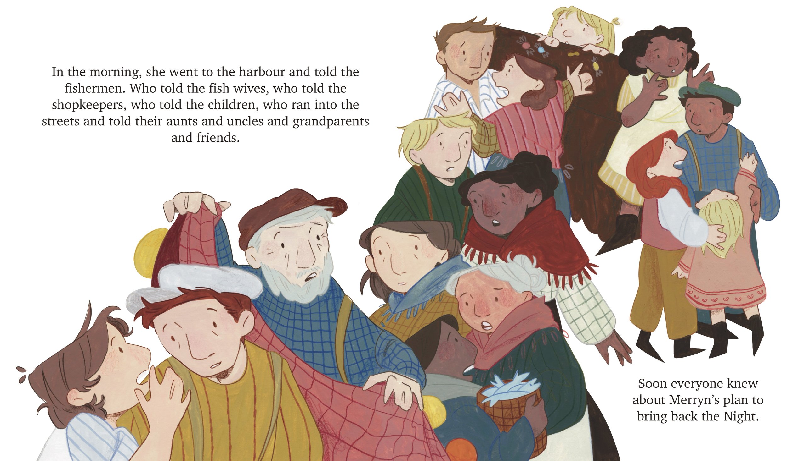 Merryn and the Night - Full Page Illustration