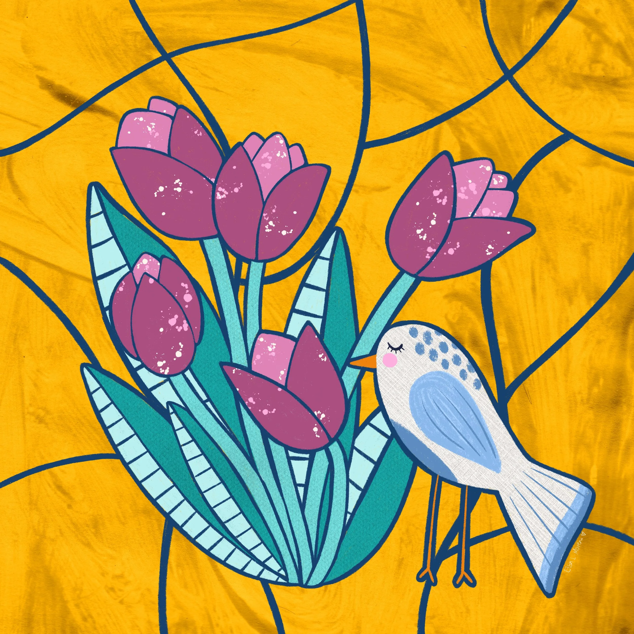 Spring in Bloom: The Creative Process Behind My New Licensing Collection