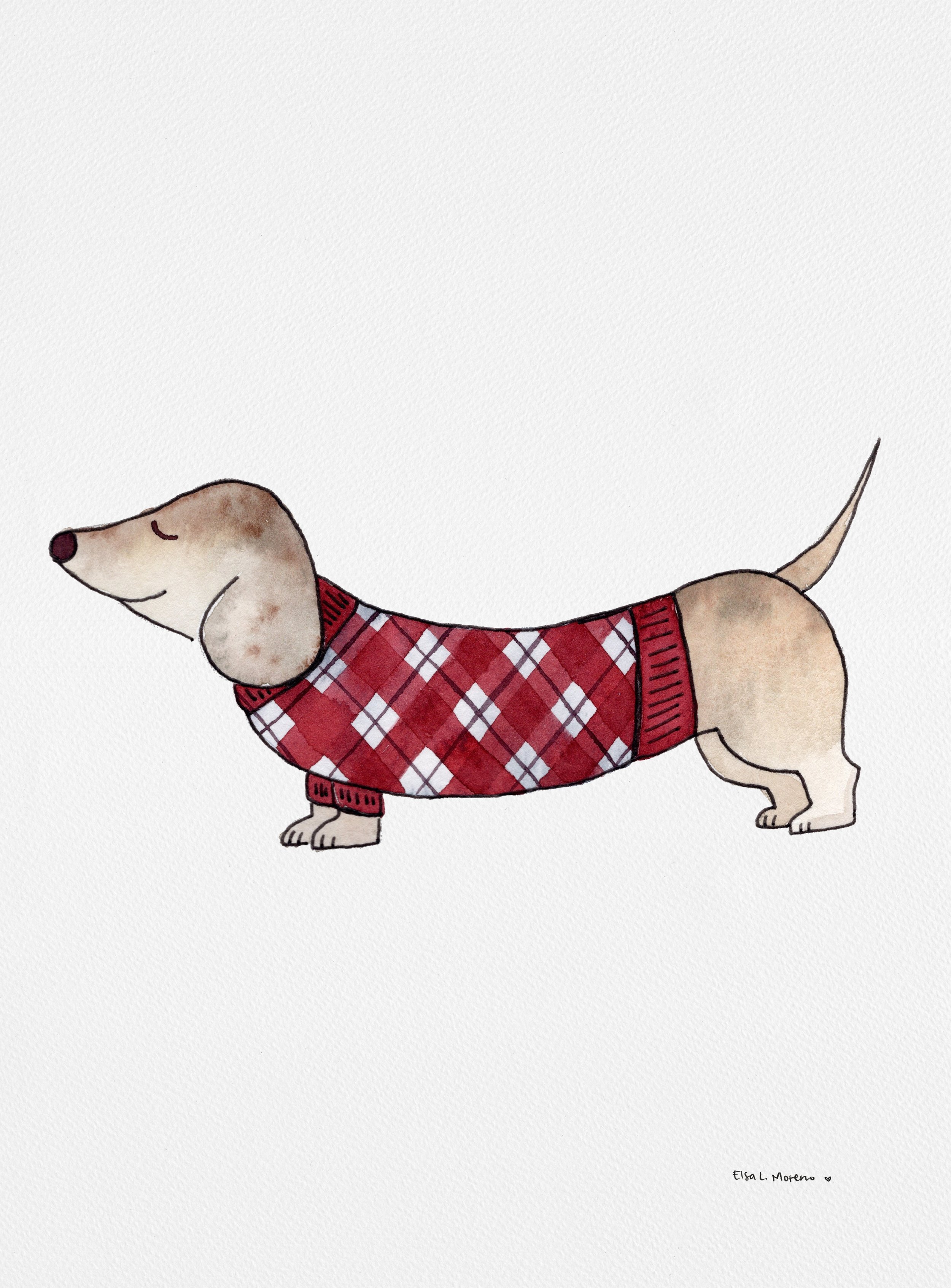 Pure souls and dreams Perrito de Rombitos Art Print.jpg