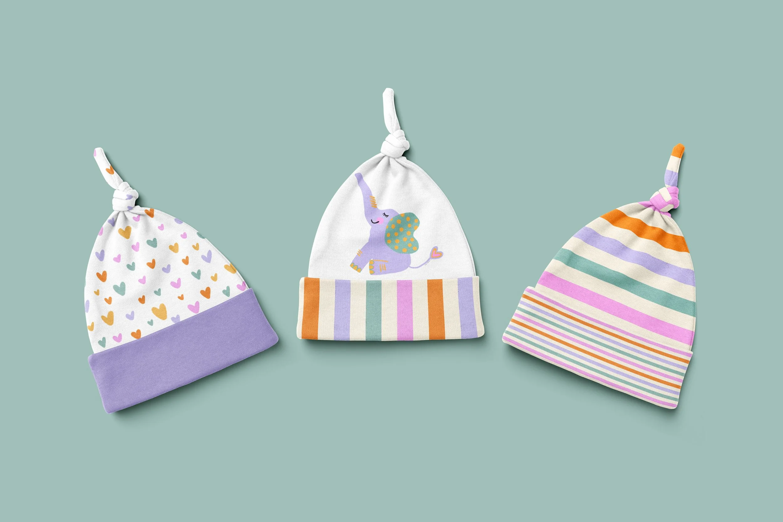 Three baby hats Elephant.jpg