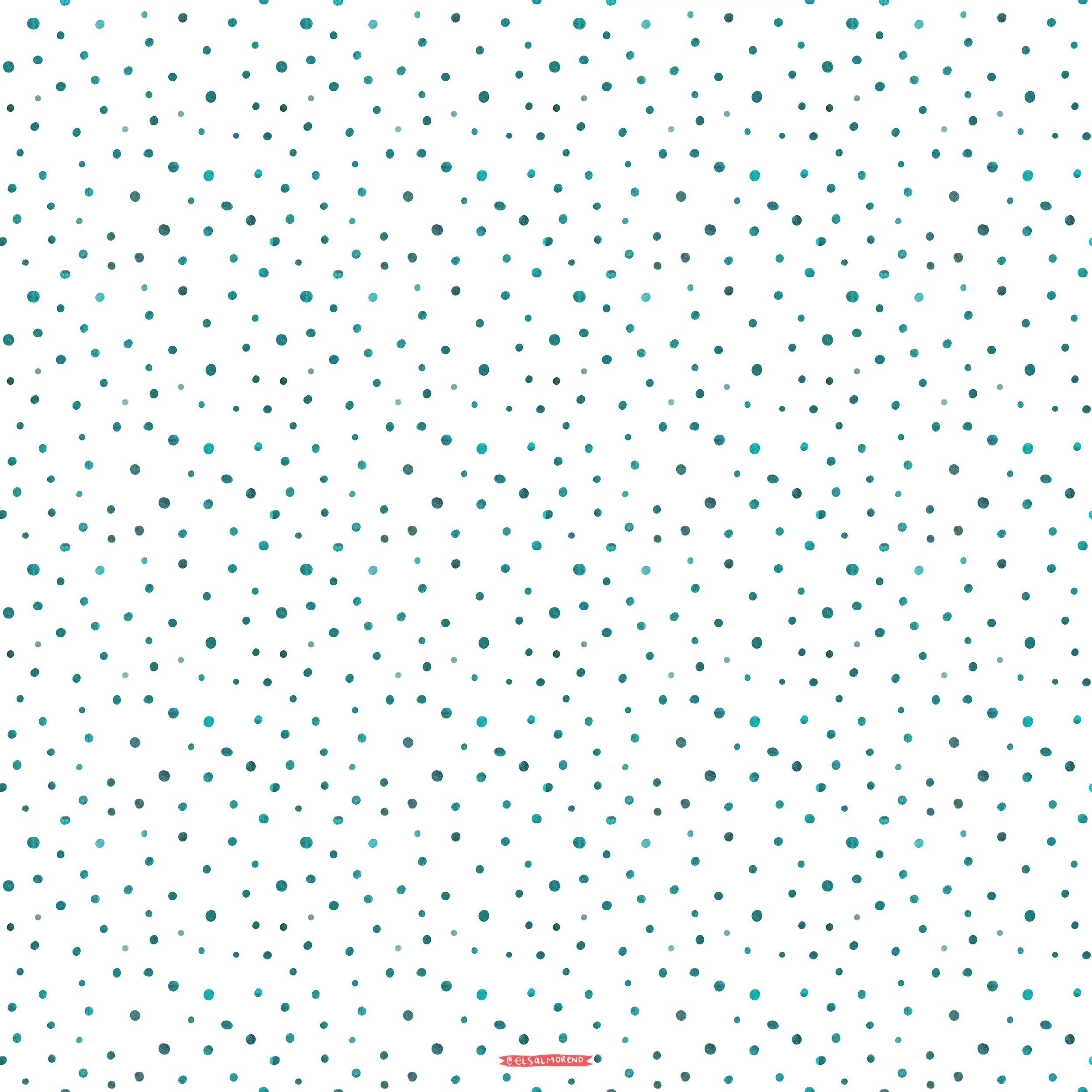 Silver dots repeating pattern over a white background