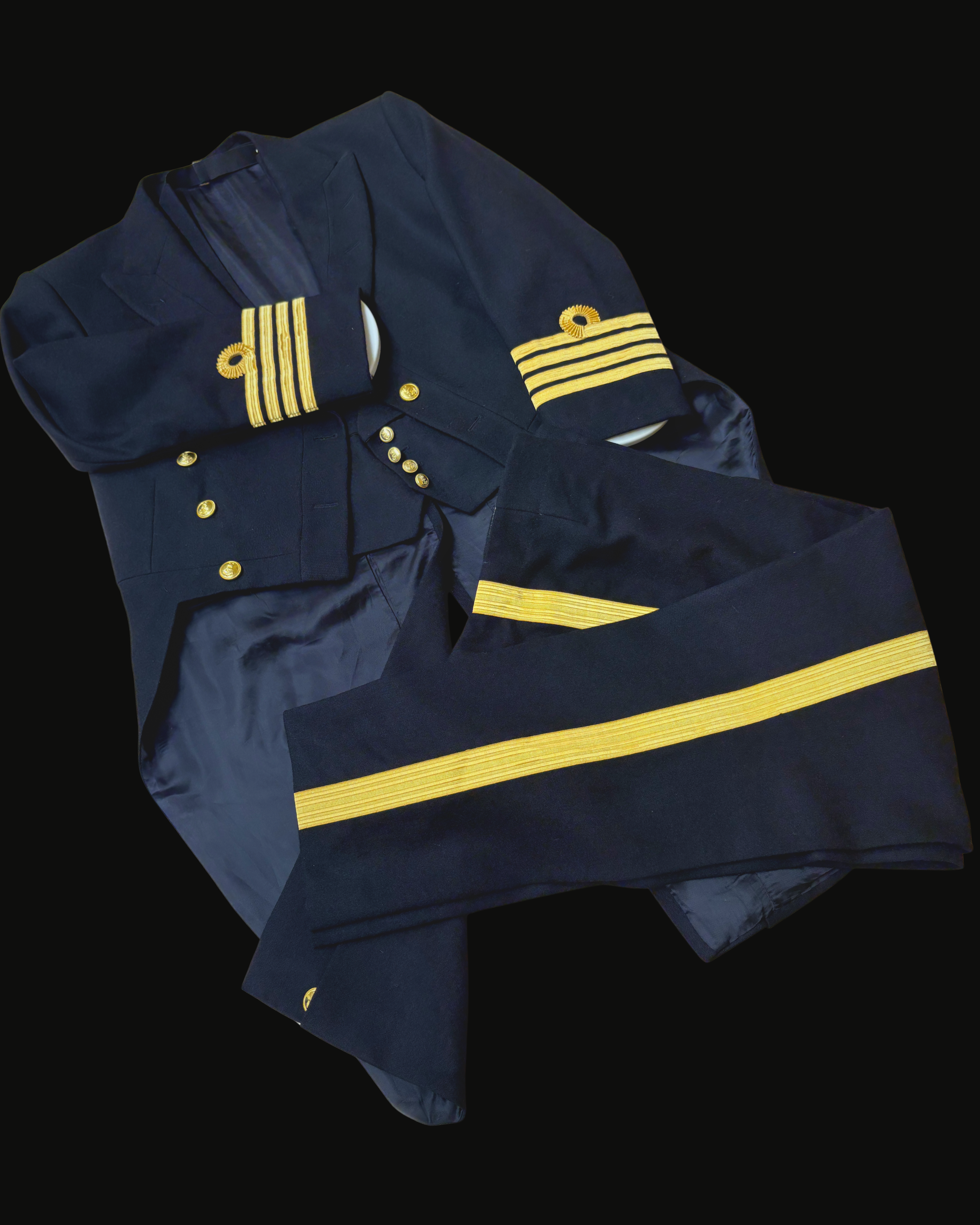 Bespoke Royal Navy tail suit, Captain