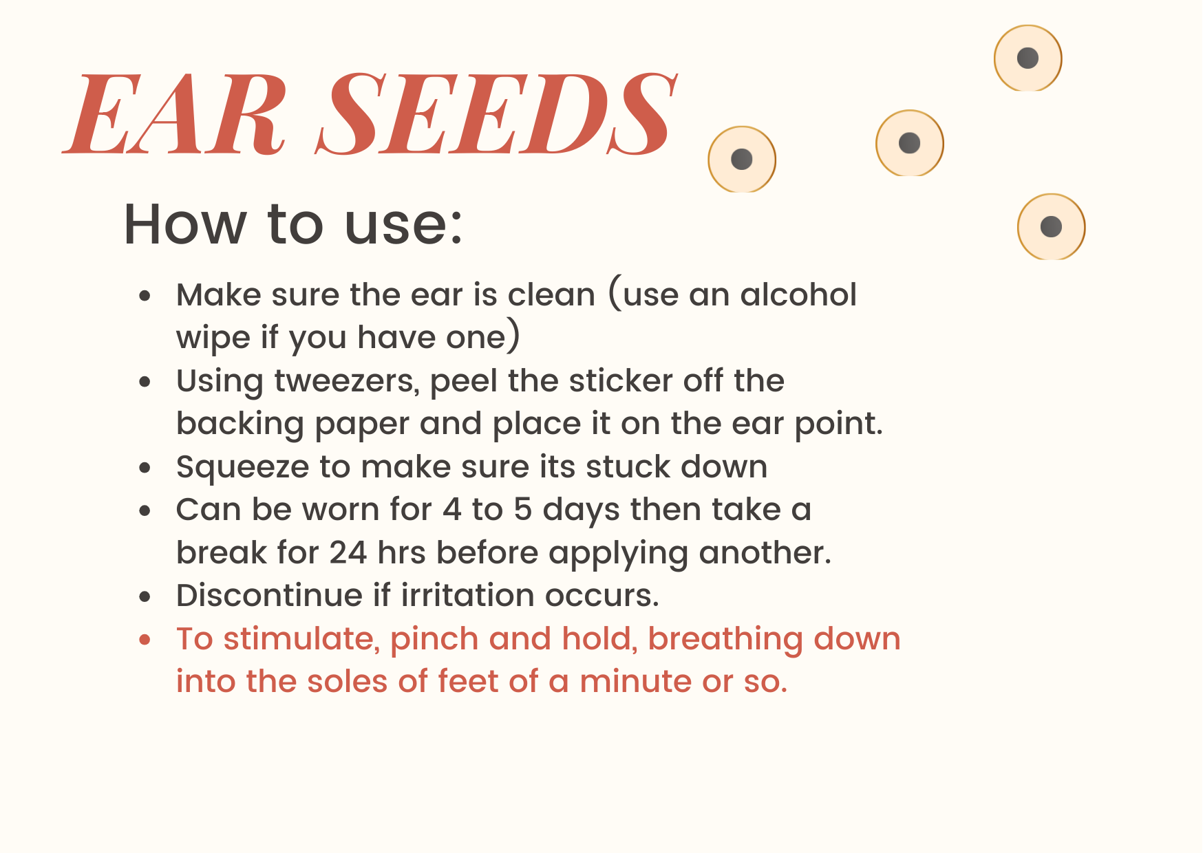 Ear Seed Placement Guide