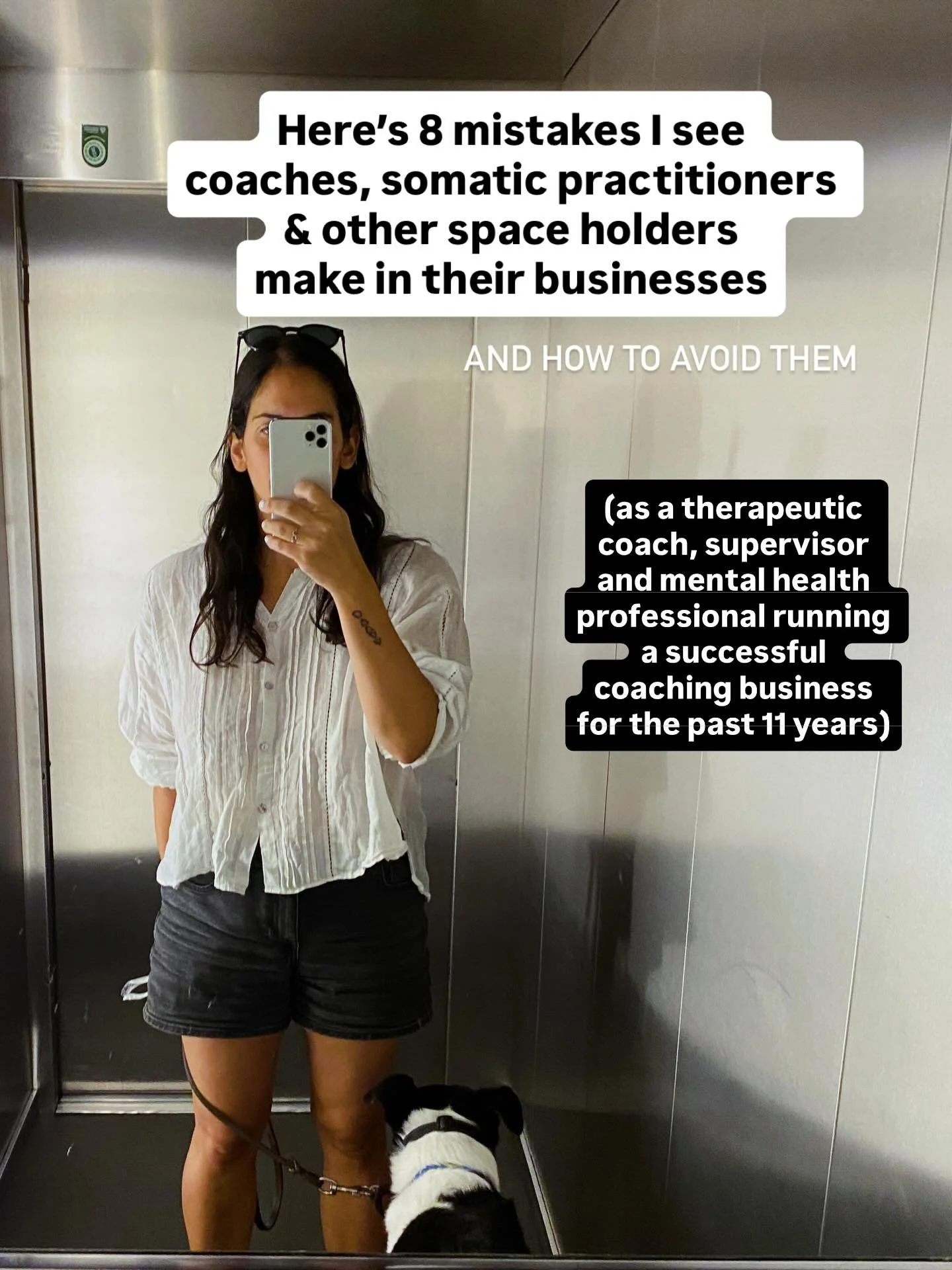 Here&rsquo;s 8 KEY mistakes I see coaches, somatic practitioners &amp; other space holders make in their businesses
(as a therapeutic coach, supervisor and mental health professional running a successful coaching business for the past 11 years)

🫣Qu