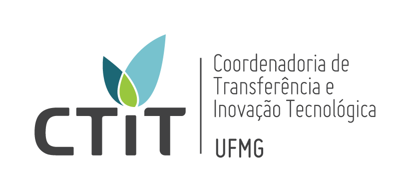 CTIT UFMG logo with stylized leaf design and text in Portuguese
