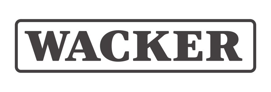 "Wacker" text logo in bold letters with a rectangular border.