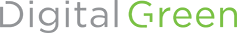 Digital Green logo in gray and green stylized letters