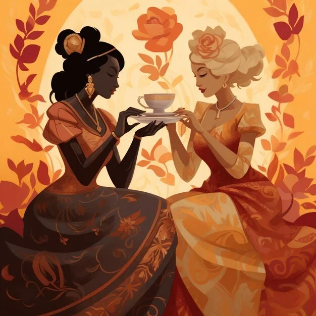 uma-pintura-de-duas-mulheres-bebendo-cha-e-uma-delas-e-intitulada-a-palavra_902049-11641.jpg