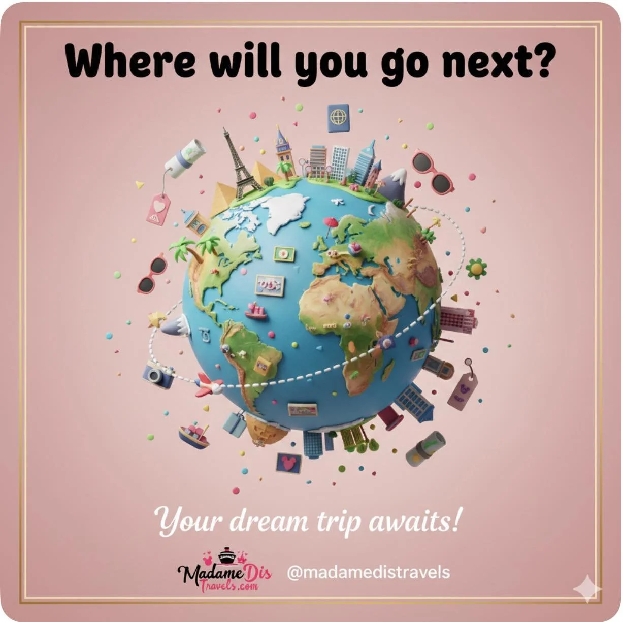 From the Eiffel Tower to the pyramids, the world is full of "bucket list" moments just waiting for you to claim them. Your next great story starts with a single destination&mdash;so, where will it be? 🗼🛳️

ll me your #1 bucket list destin