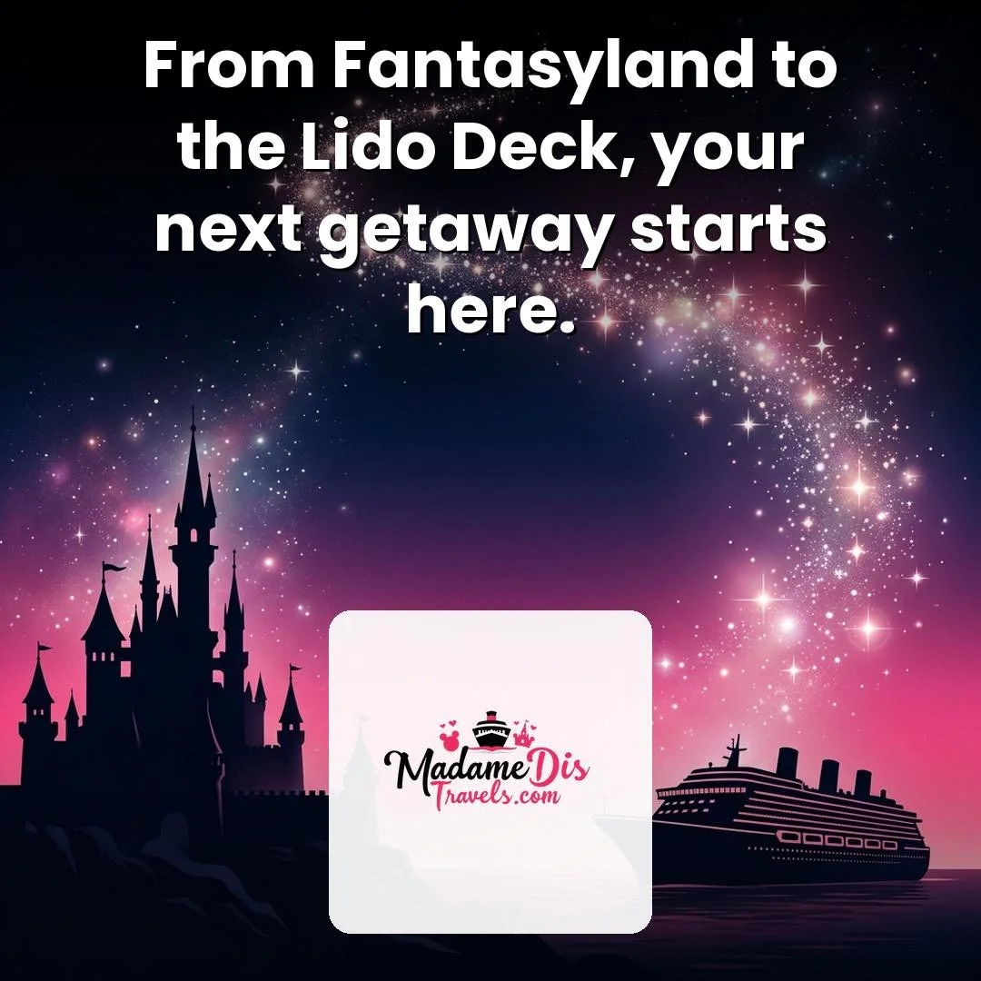Whether you're dreaming of classic theme park magic or soaking up ocean views from the deck, your ideal vacation should be all excitement and zero stress ✨ From locking in Lightning Lanes to picking the perfect cruise cabin, I take care of all the de