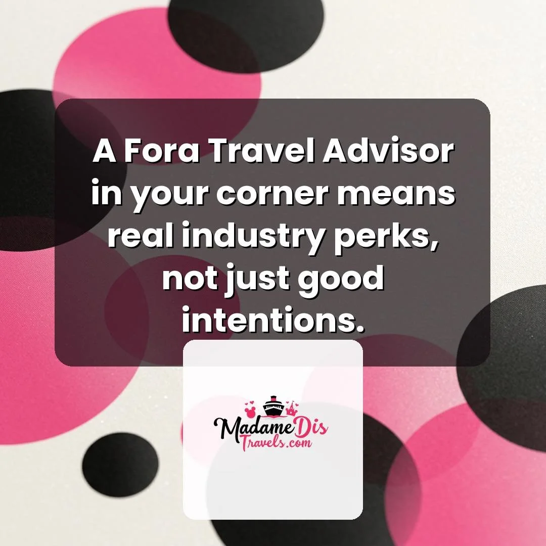 Having a Fora Travel Advisor in your corner isn't just about friendly advice&mdash;it's about getting real VIP treatment! 🥂 Thanks to direct industry partnerships, my clients enjoy access to exclusive resort credits, room upgrades, complimentary bre