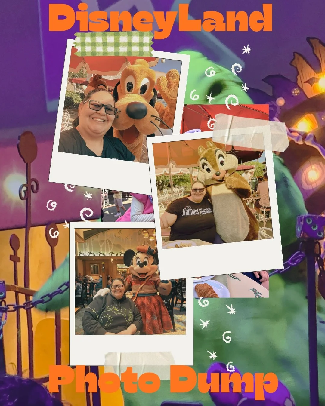 A scrapbooked photo dump of an unforgettable trip filled with character hugs, Toontown strolls, spooky season magic, and all the delicious snacks.

Ready to start planning you next Disney vacation? Comment &ldquo;Plan&rdquo; to get started.

#disneyl