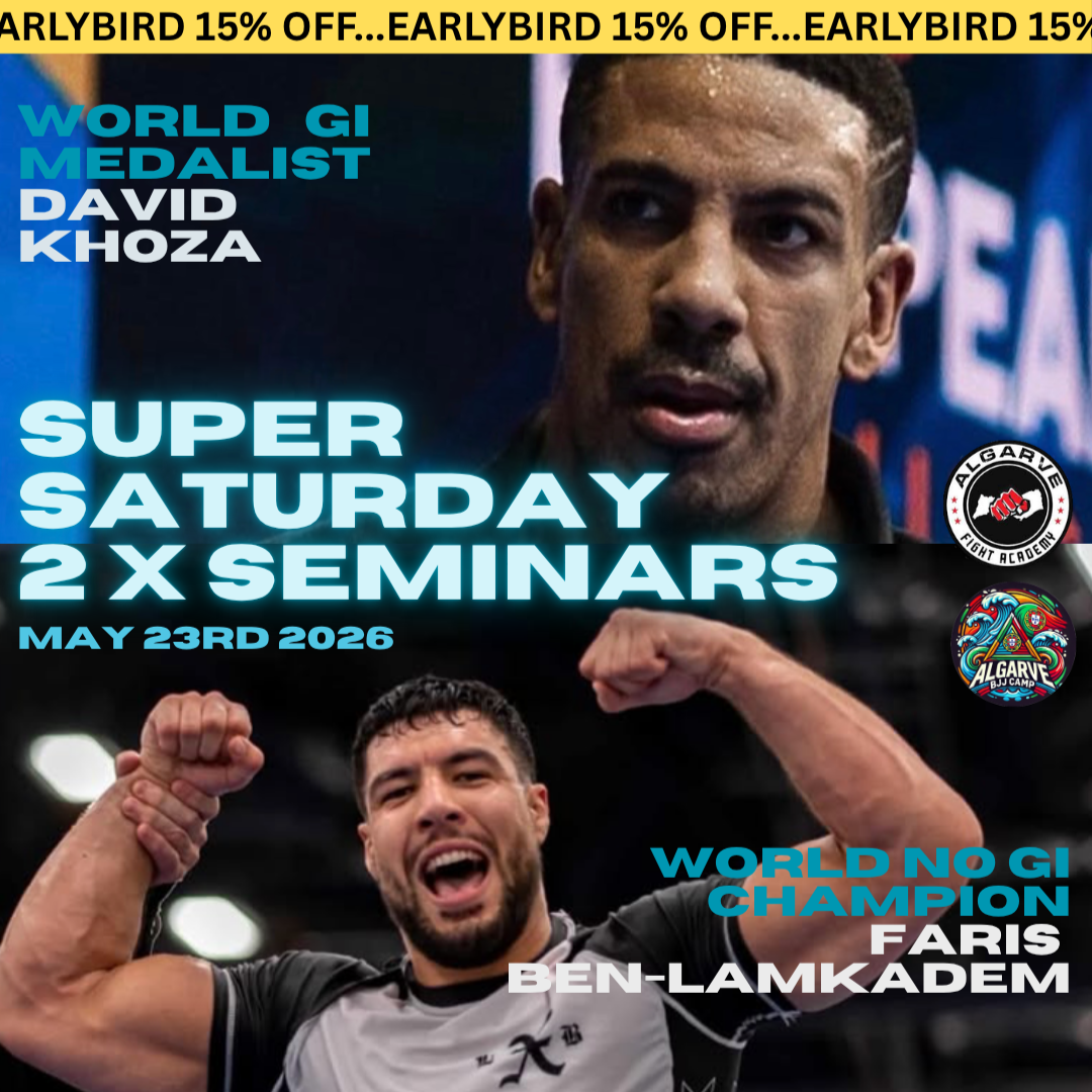 Super Saturday 2 x BJJ Seminars (Gi & No Gi) - Faris Ben-Lamkadem + David Khosa